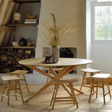 Osso stool 48x50 cm - Hardwax oiled oak - Ethnicraft
