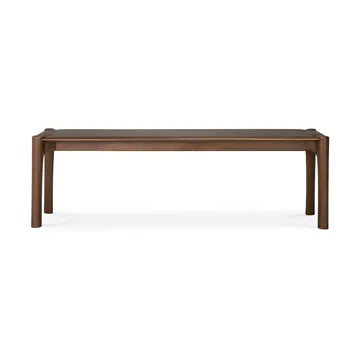 PI bench 146x35 cm - Lacquered teak brown - Ethnicraft