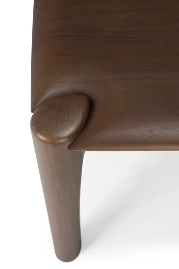 PI bench 146x35 cm - Lacquered teak brown - Ethnicraft