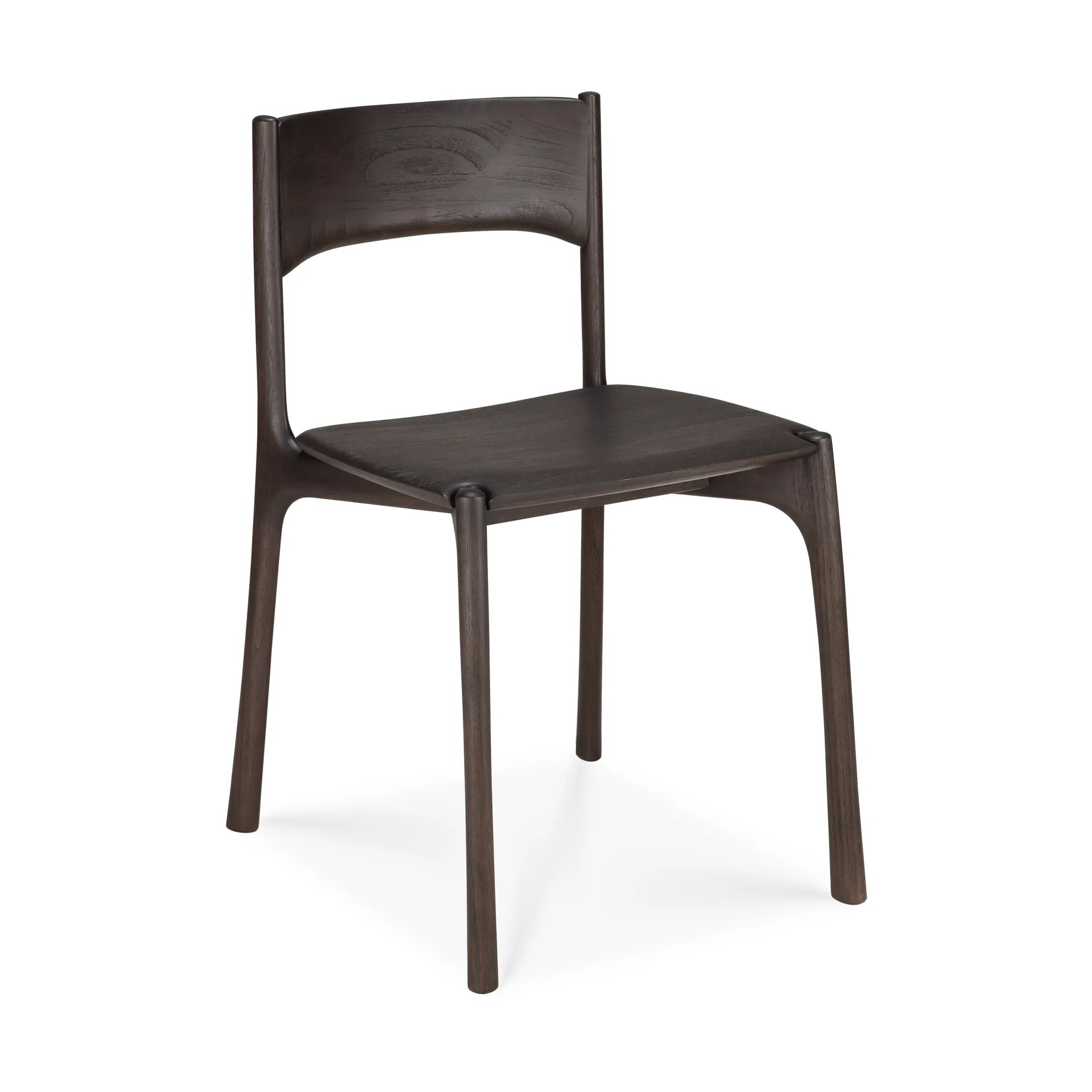 PI chair, Dark brown teak Ethnicraft