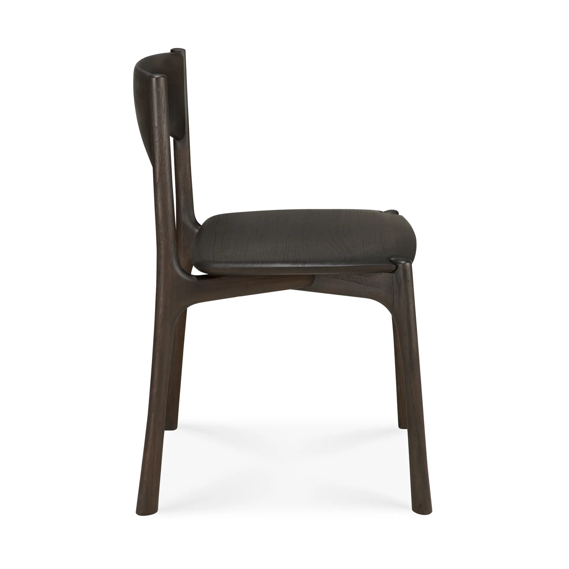 PI chair, Dark brown teak Ethnicraft