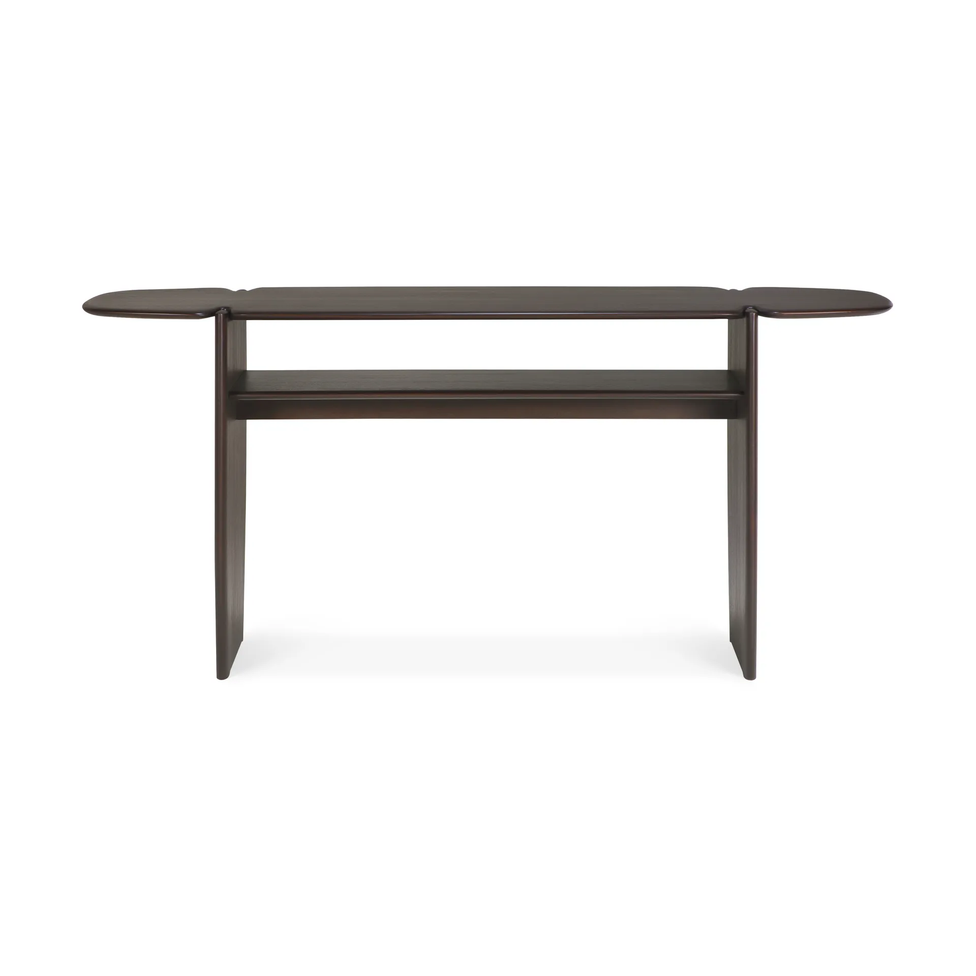 PI console table, Dark brown mahogany, 160x40 cm Ethnicraft