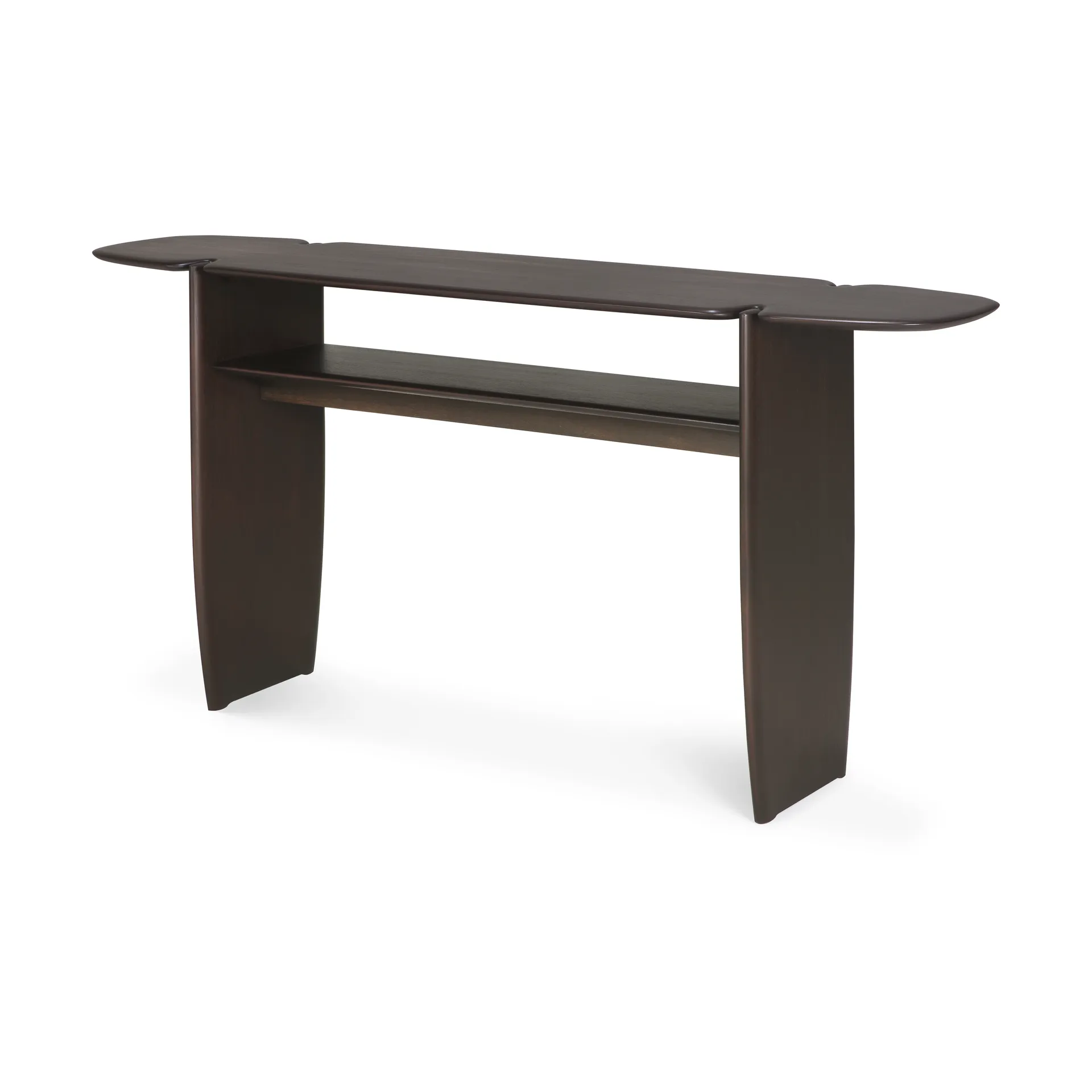 PI console table, Dark brown mahogany, 160x40 cm Ethnicraft