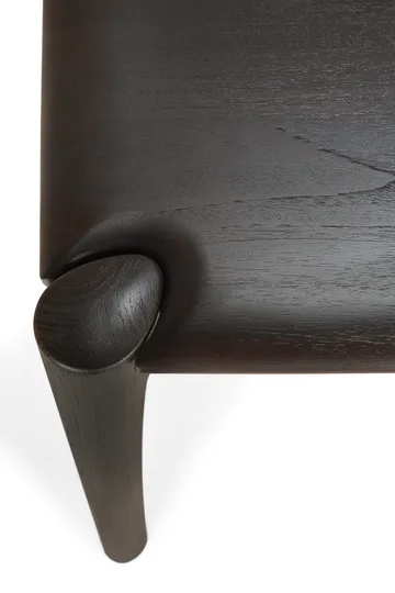 PI Dining table - Dark brown teak, 140x80 cm - Ethnicraft