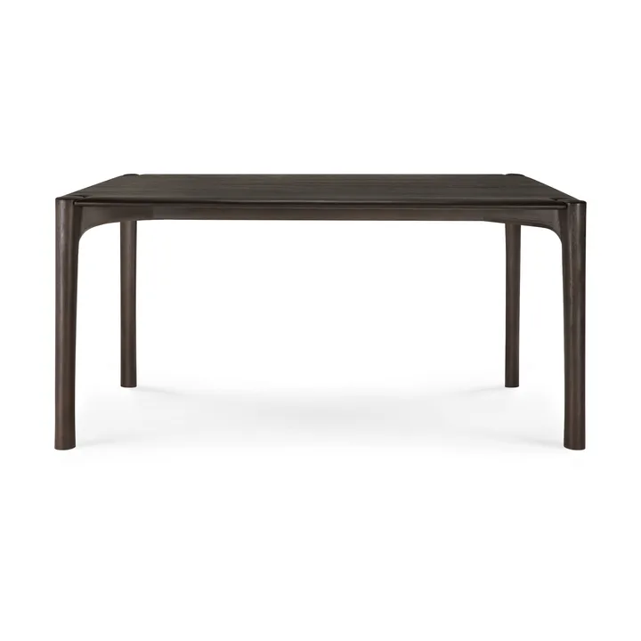 PI Dining table - Dark brown teak, 160x80 cm - Ethnicraft