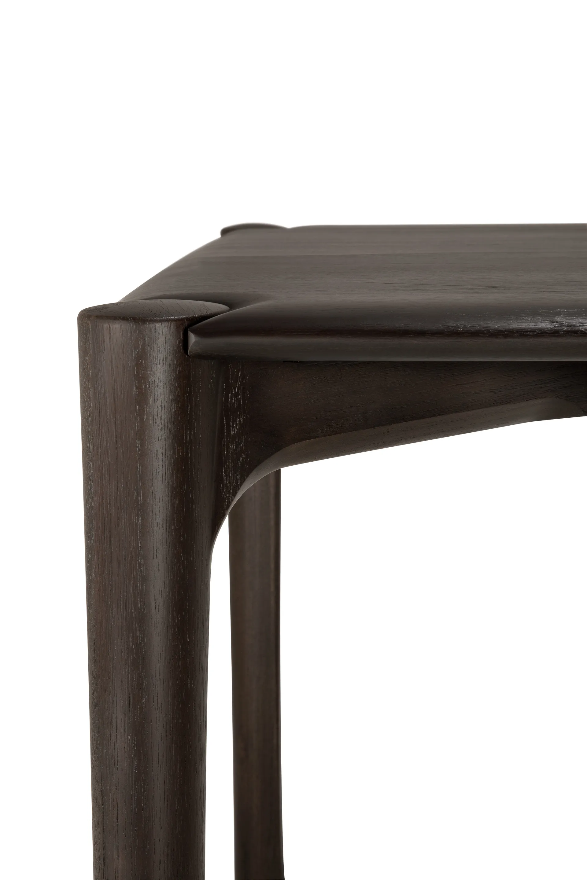 PI Dining table, Dark brown teak, 180x90 cm Ethnicraft