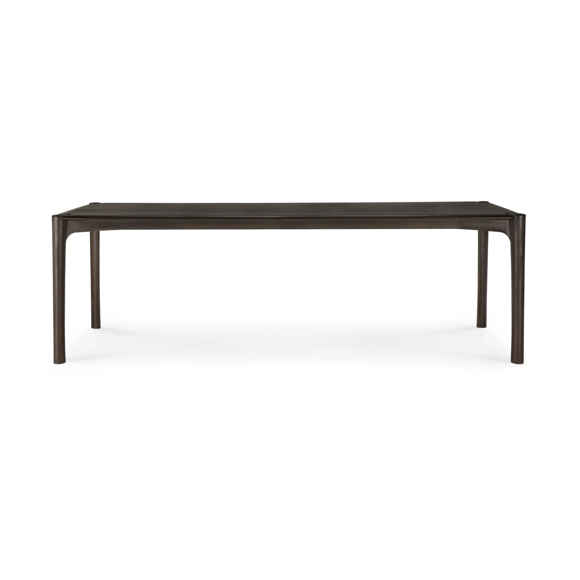 PI Dining table, Dark brown teak, 240x100 cm Ethnicraft