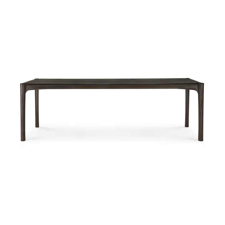 PI Dining table - Dark brown teak, 240x100 cm - Ethnicraft