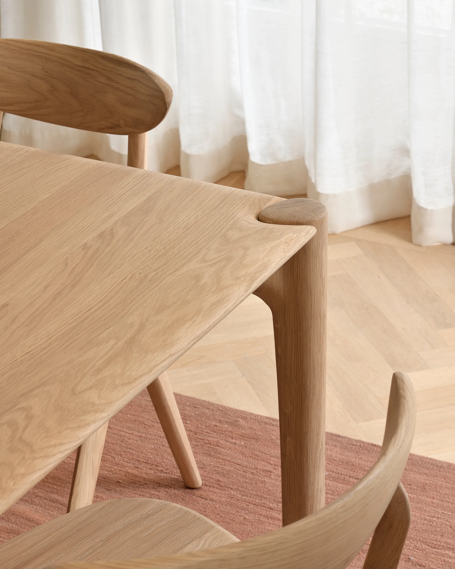 PI Dining table, Hardwax-oiled oak, 140x80x76 cm Ethnicraft