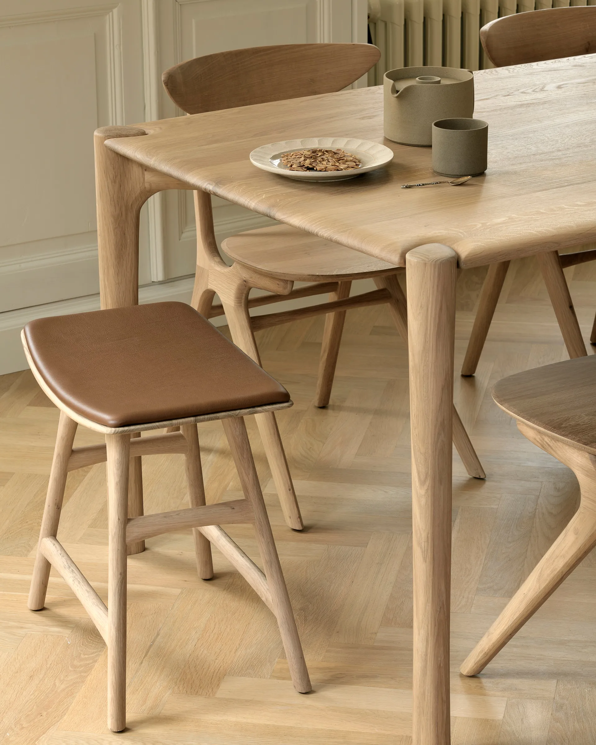 PI Dining table, Hardwax-oiled oak, 160x80x76 cm Ethnicraft
