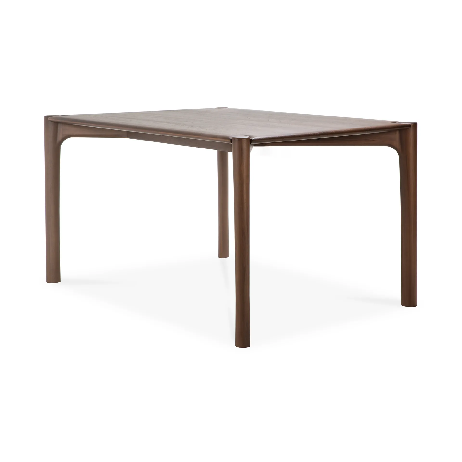 PI Dining table, Lacquered teak brown, 140x80 cm Ethnicraft