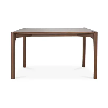 PI Dining table - Lacquered teak brown, 140x80 cm - Ethnicraft