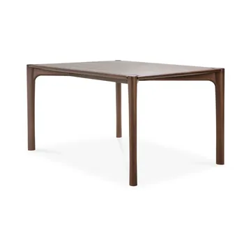 PI Dining table - Lacquered teak brown, 160x80 cm - Ethnicraft