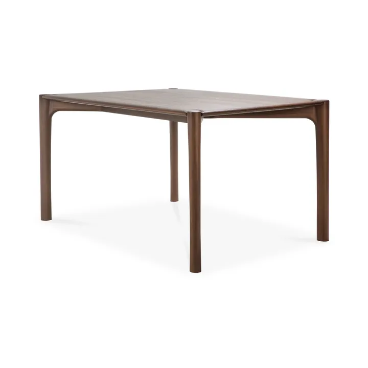 PI Dining table - Lacquered teak brown, 160x80 cm - Ethnicraft