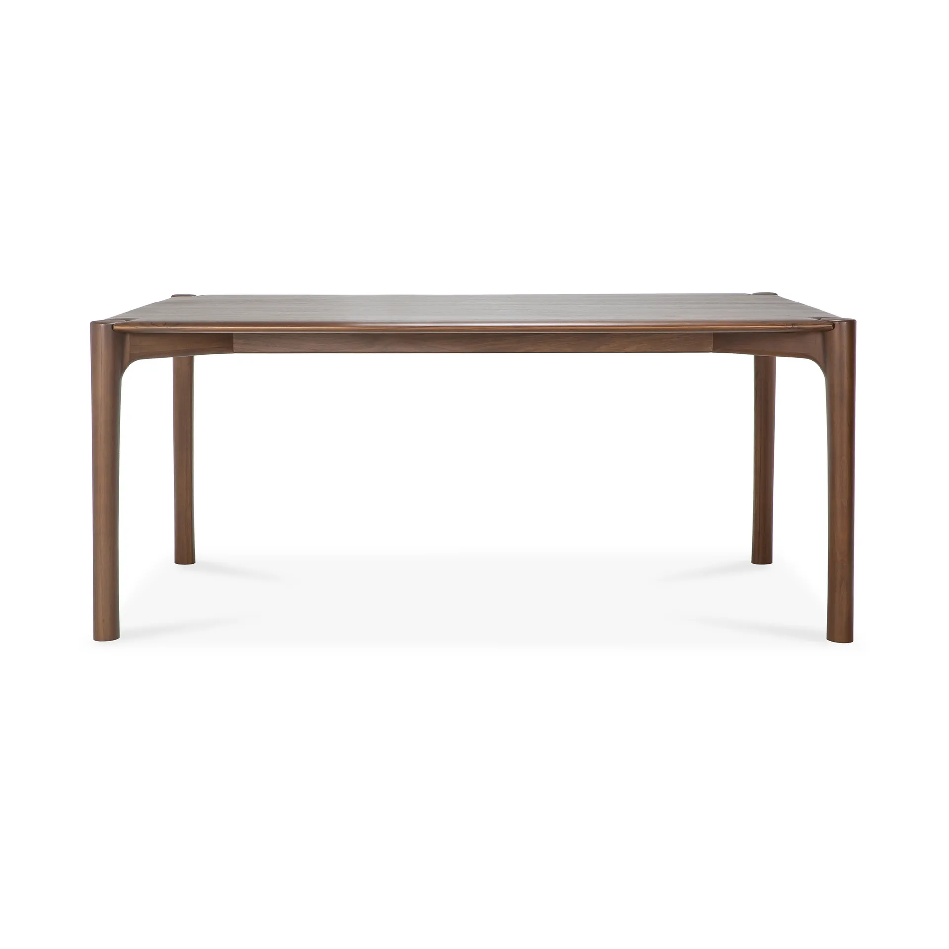 PI Dining table, Lacquered teak brown, 180x90 cm Ethnicraft