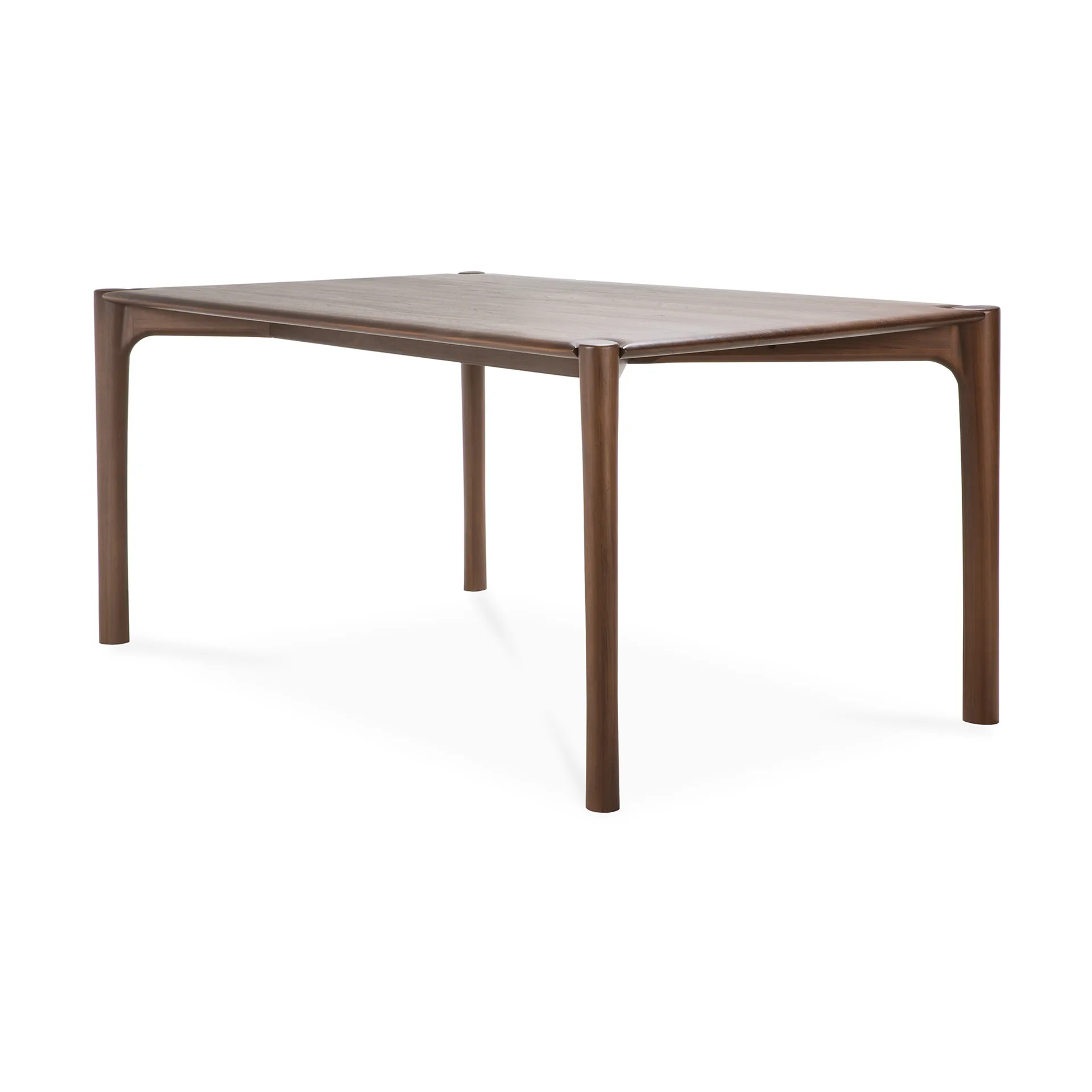 PI Dining table, Lacquered teak brown, 200x95 cm Ethnicraft