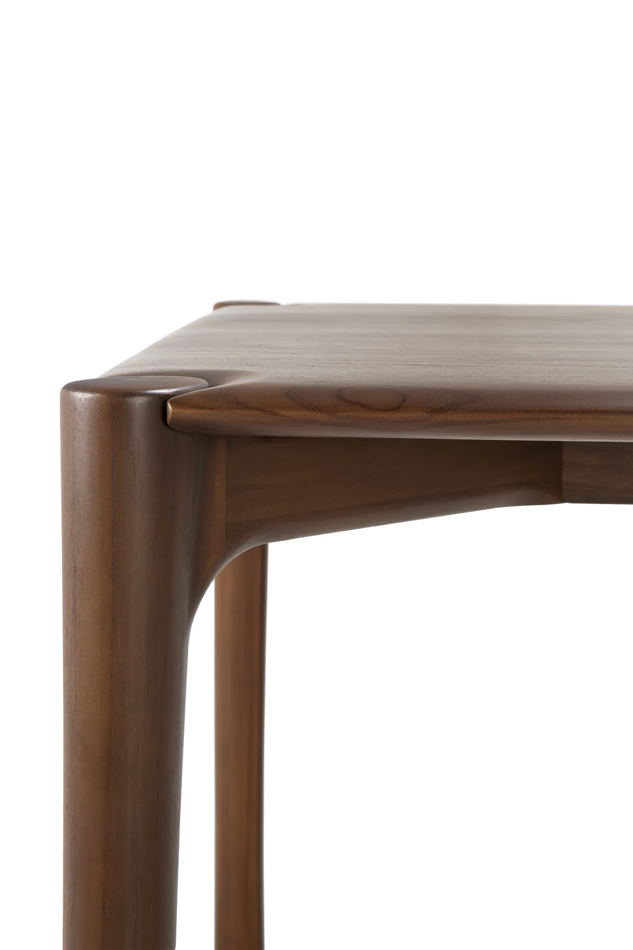 PI Dining table, Lacquered teak brown, 200x95 cm Ethnicraft