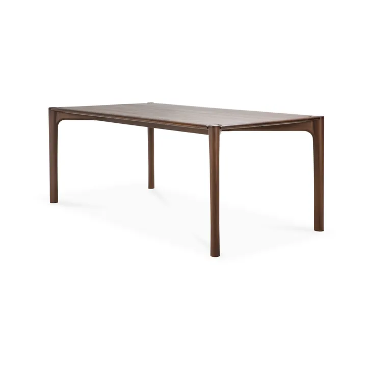 PI Dining table - Lacquered teak brown, 220x95 cm - Ethnicraft