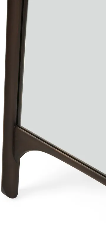 PI floor mirror 80x200 cm - Dark brown stained mahogany - Ethnicraft