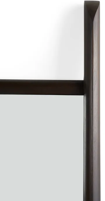 PI floor mirror 80x200 cm - Dark brown stained mahogany - Ethnicraft
