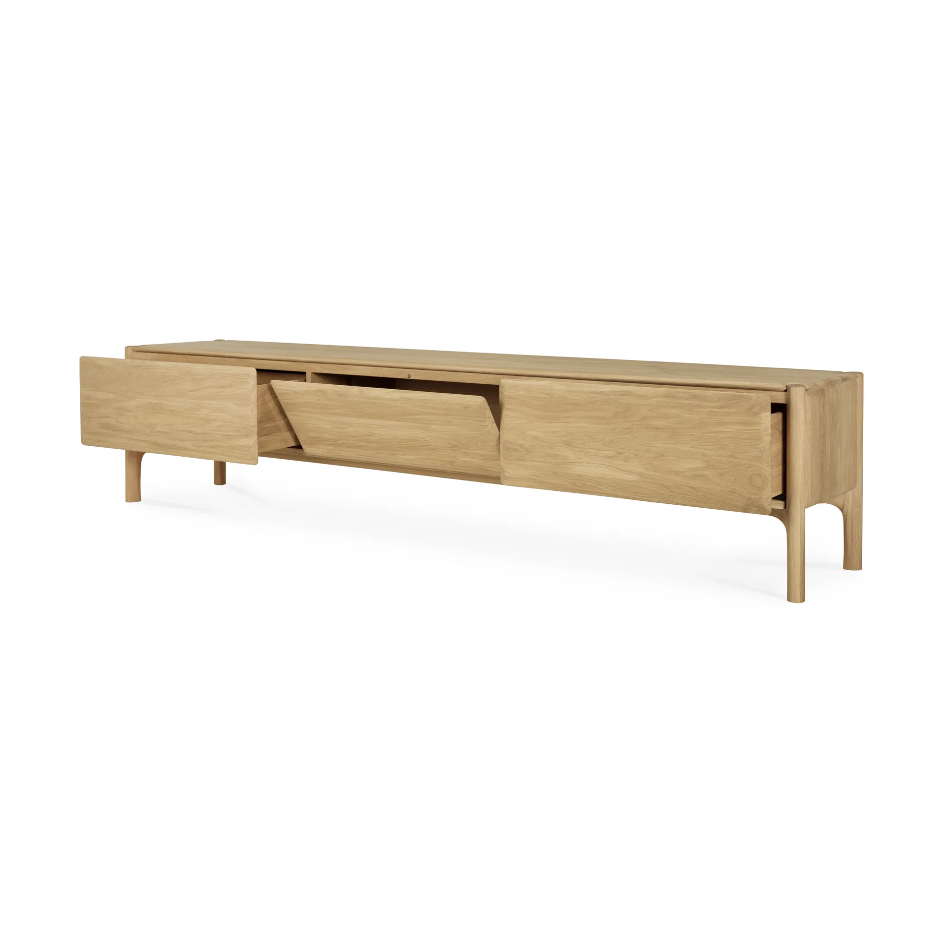 PI media bench, Oak, 242 cm Ethnicraft