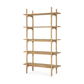 PI shelf - Oak-5 shelves, 110x187 cm - Ethnicraft