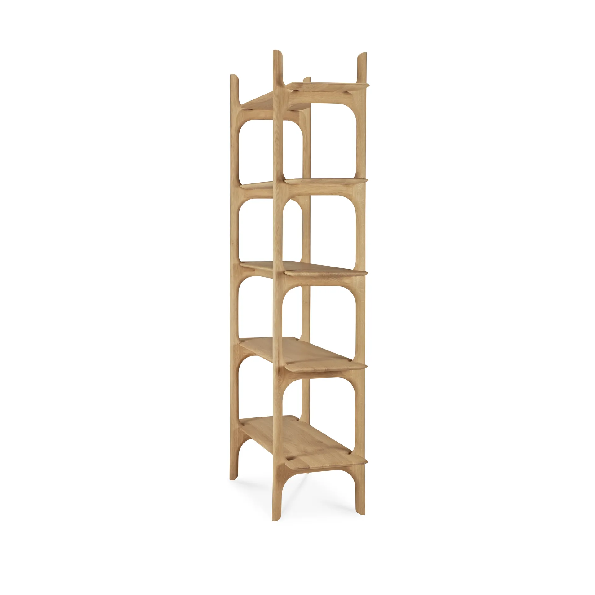 PI shelf, Oak-5 shelves, 110x187 cm Ethnicraft