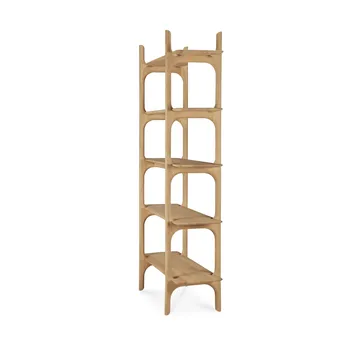 PI shelf - Oak-5 shelves, 110x187 cm - Ethnicraft