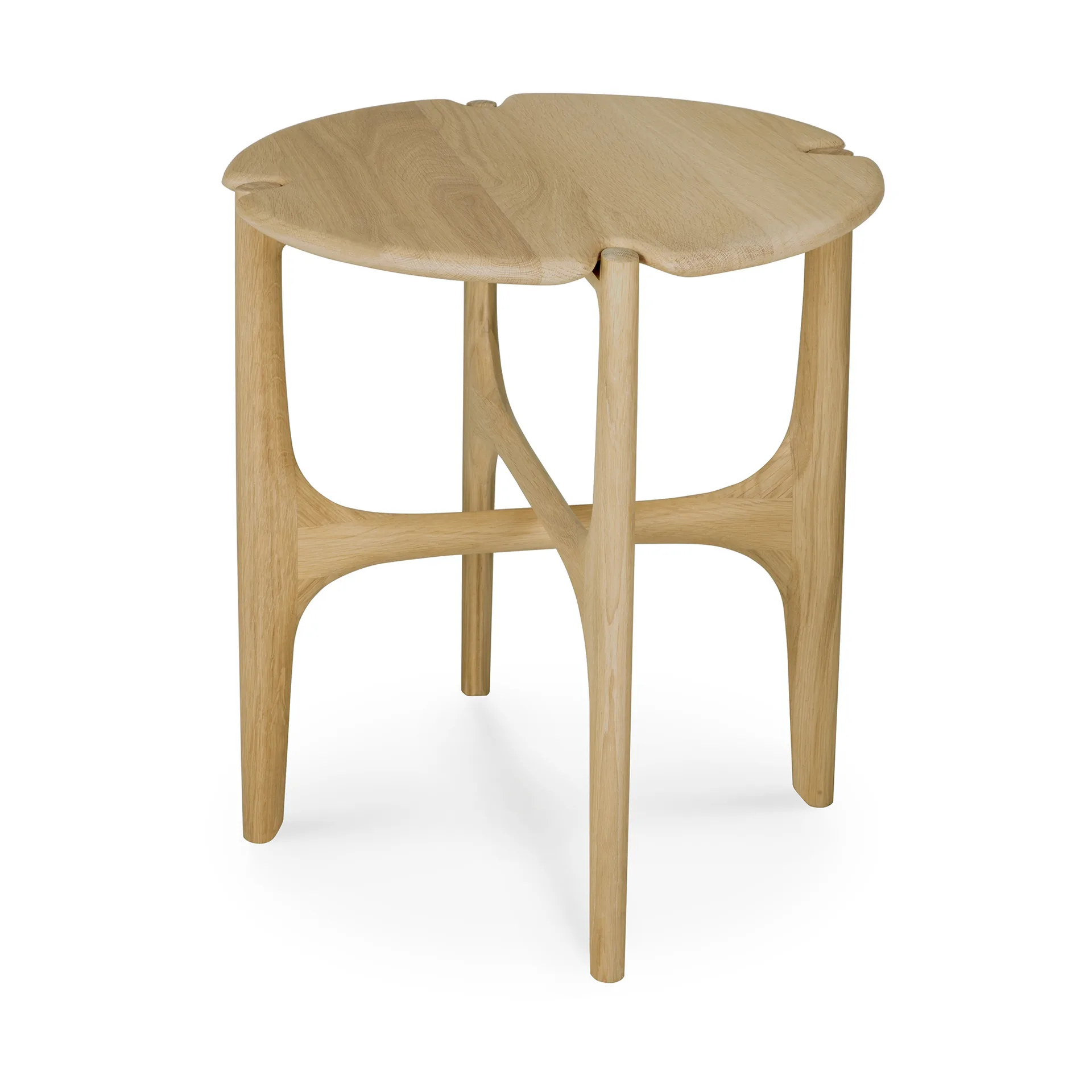 PI side table, Lacquered teak Ethnicraft