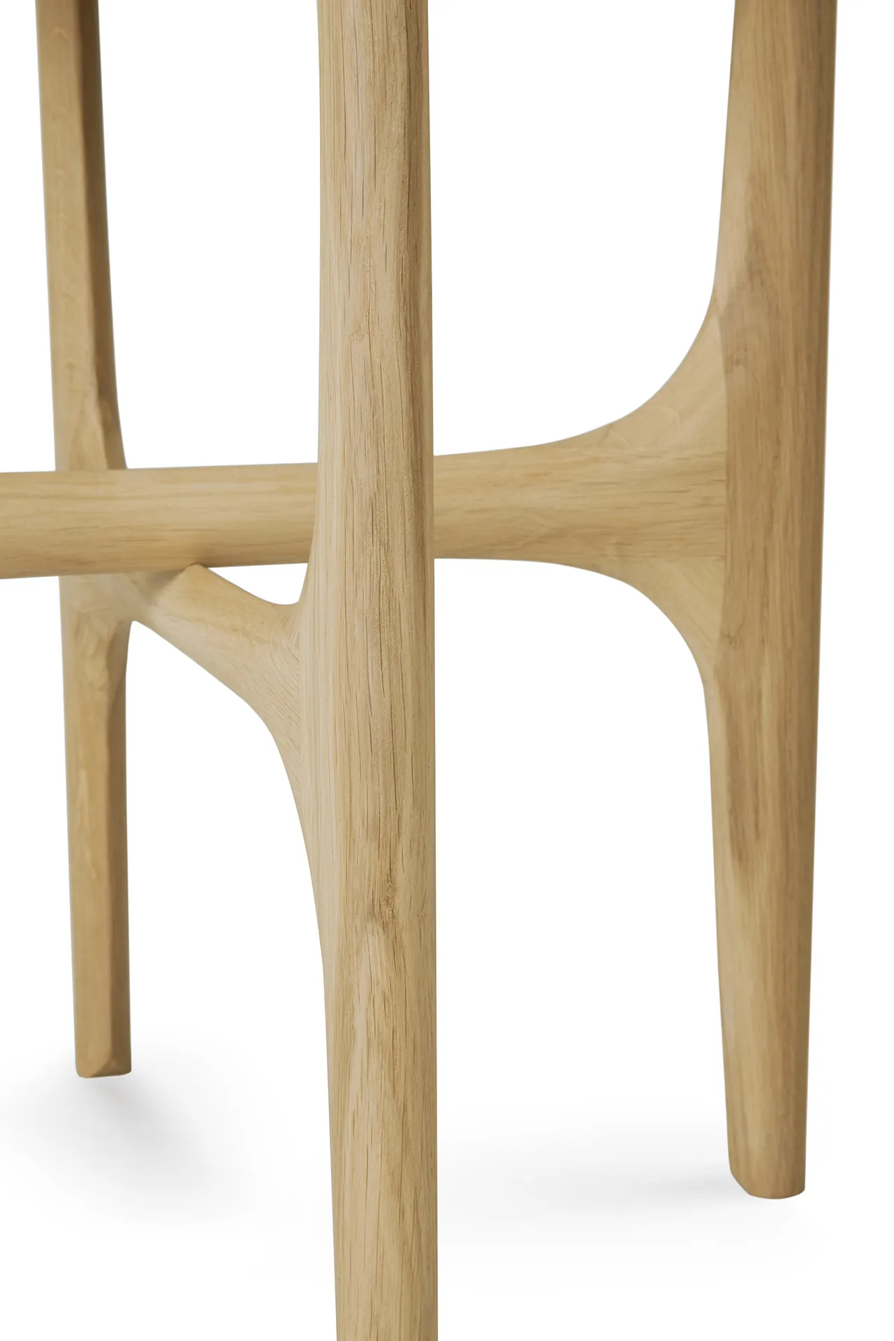 PI side table, Lacquered teak Ethnicraft