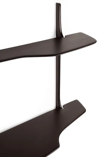 PI wall-mounted desk - Dark brown mahogany, 140x48 cm - Ethnicraft