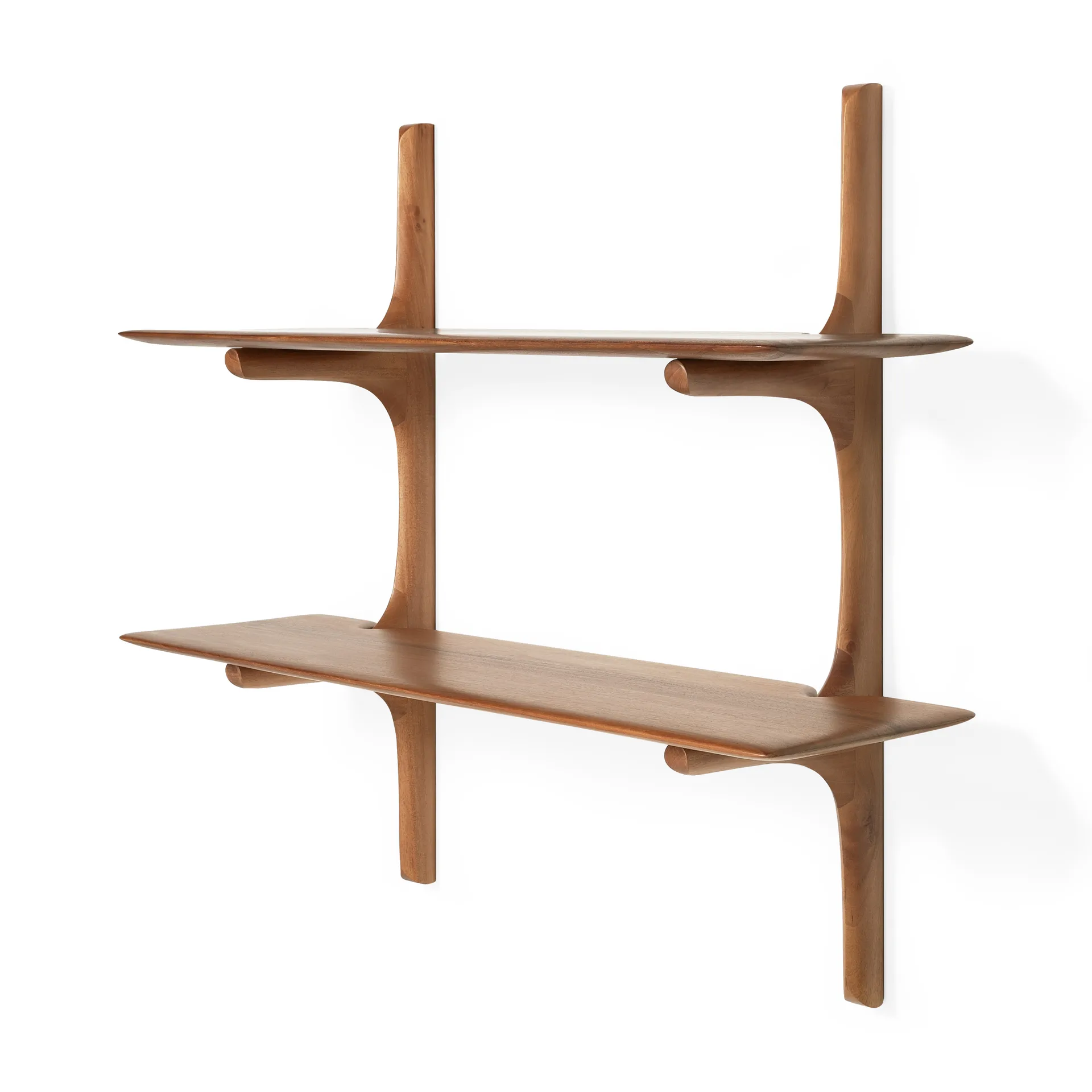 PI wall shelf 91 cm, Varnished mahogany Ethnicraft