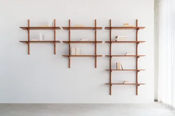 PI wall shelf 91 cm - Varnished mahogany - Ethnicraft
