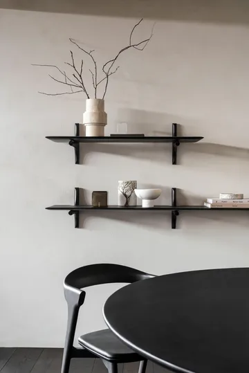 PI wall shelf - Mahogany dark brown 100 cm - Ethnicraft