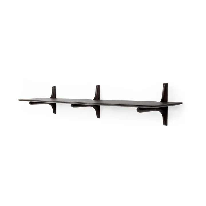 PI wall shelf - Mahogany dark brown 168 cm - Ethnicraft