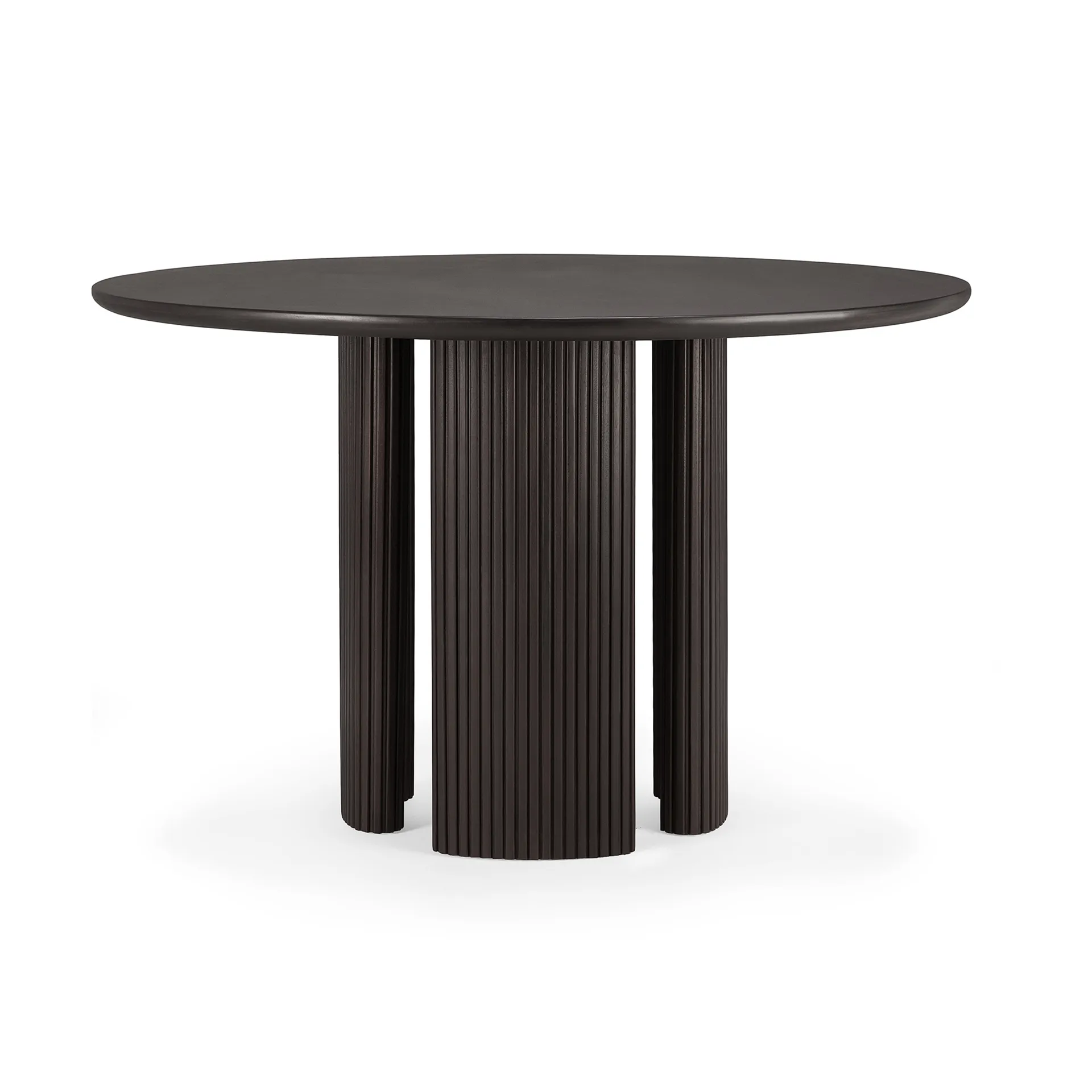 Roller Max mat table, Dark brown stained mahogany Ethnicraft