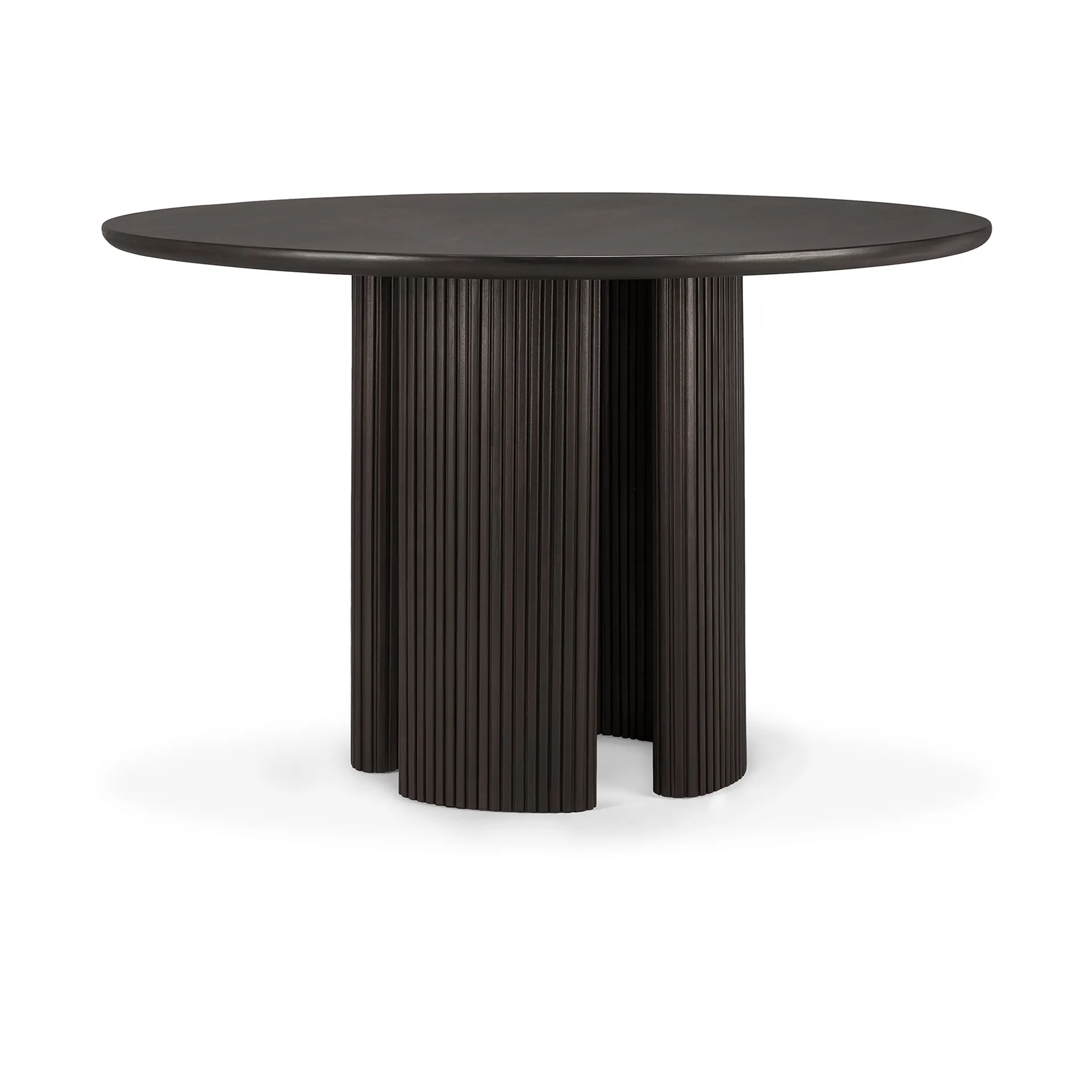 Roller Max mat table, Dark brown stained mahogany Ethnicraft