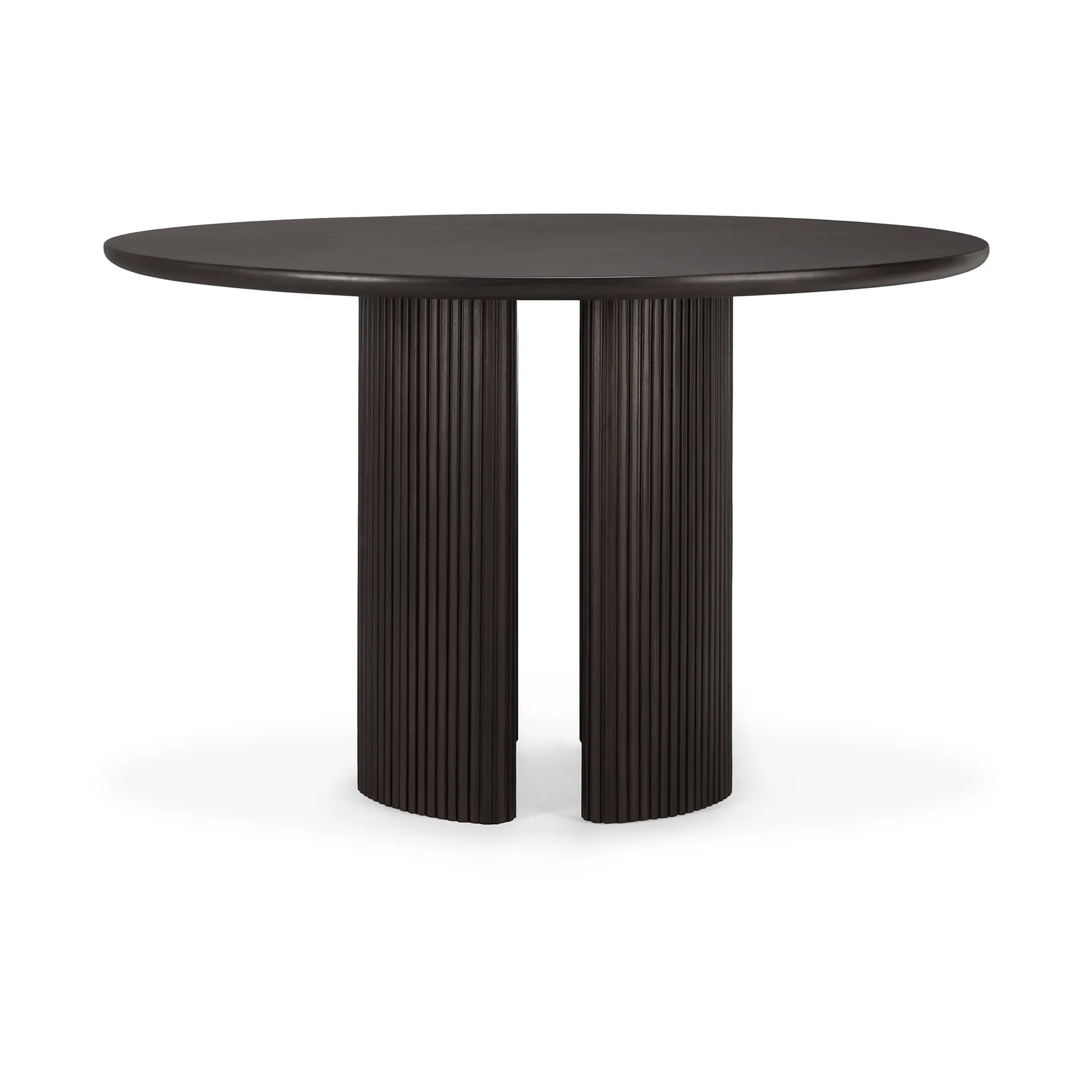 Roller Max mat table, Dark brown stained mahogany Ethnicraft