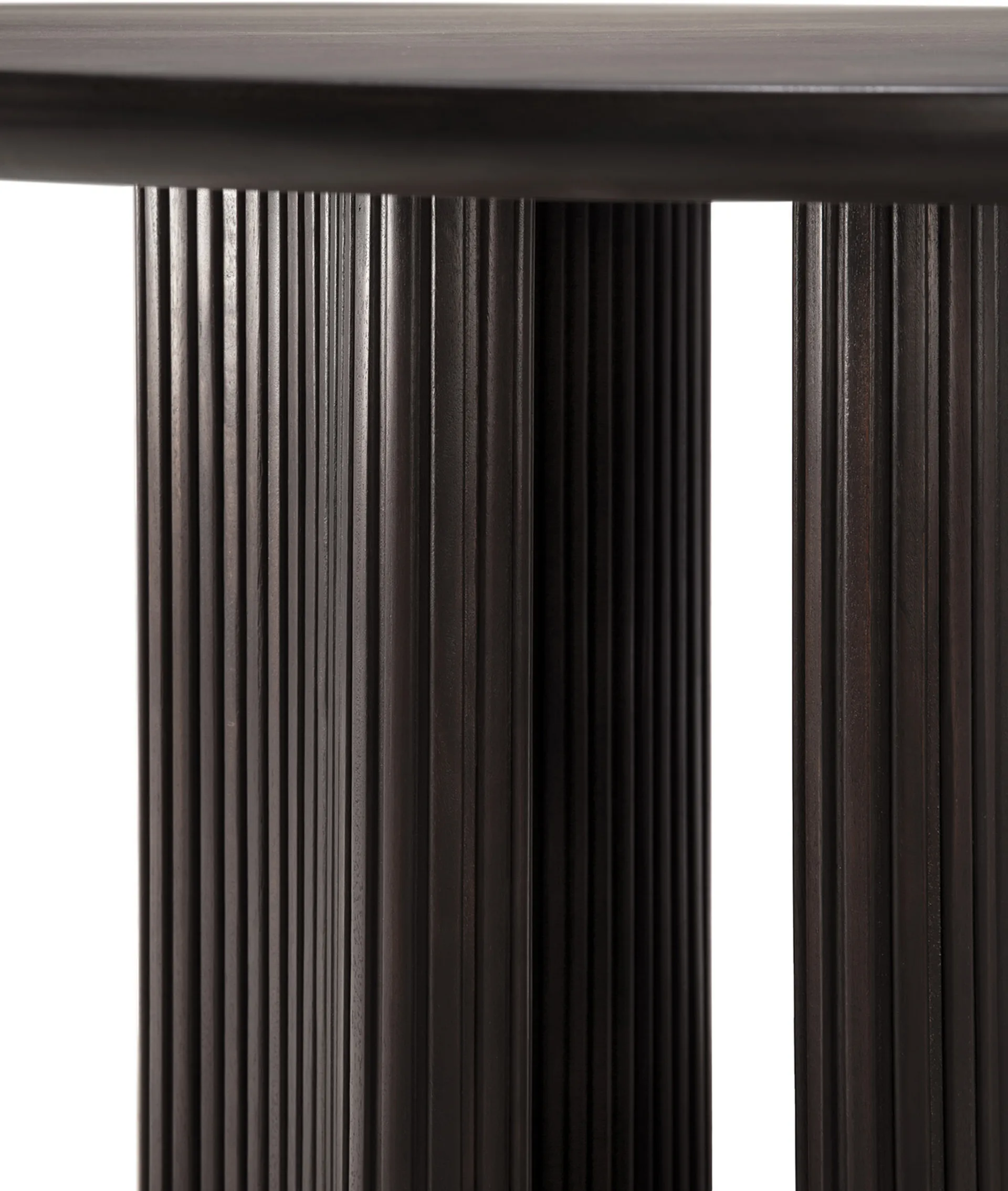 Roller Max mat table, Dark brown stained mahogany Ethnicraft