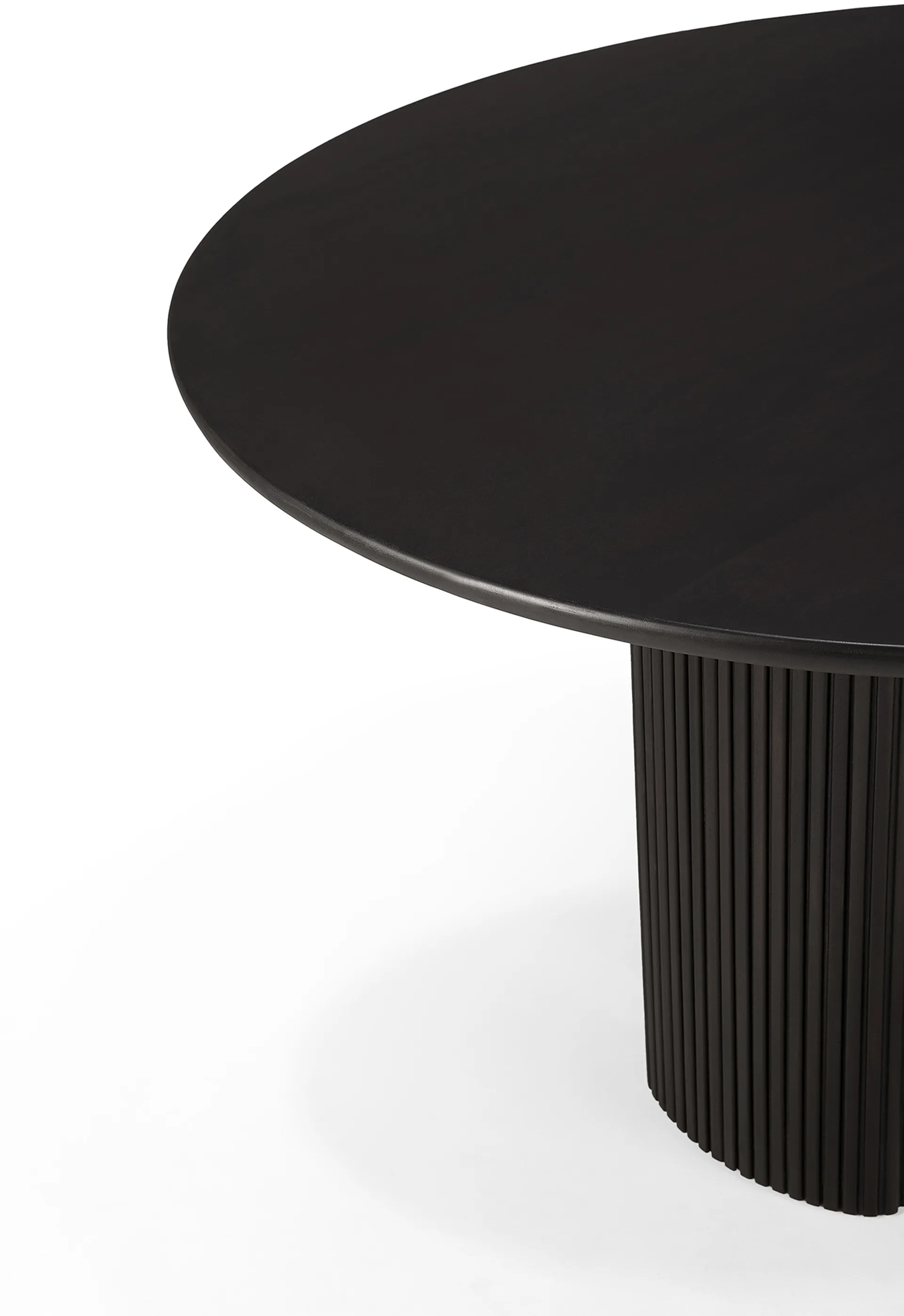 Roller Max mat table, Dark brown stained mahogany Ethnicraft
