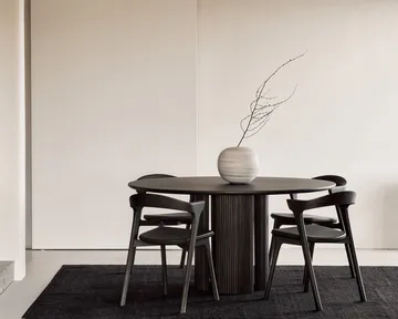Roller Max mat table - Dark brown stained mahogany - Ethnicraft