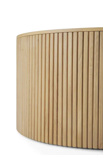 Roller Max round coffee table - Oak, Ø60 cm - Ethnicraft