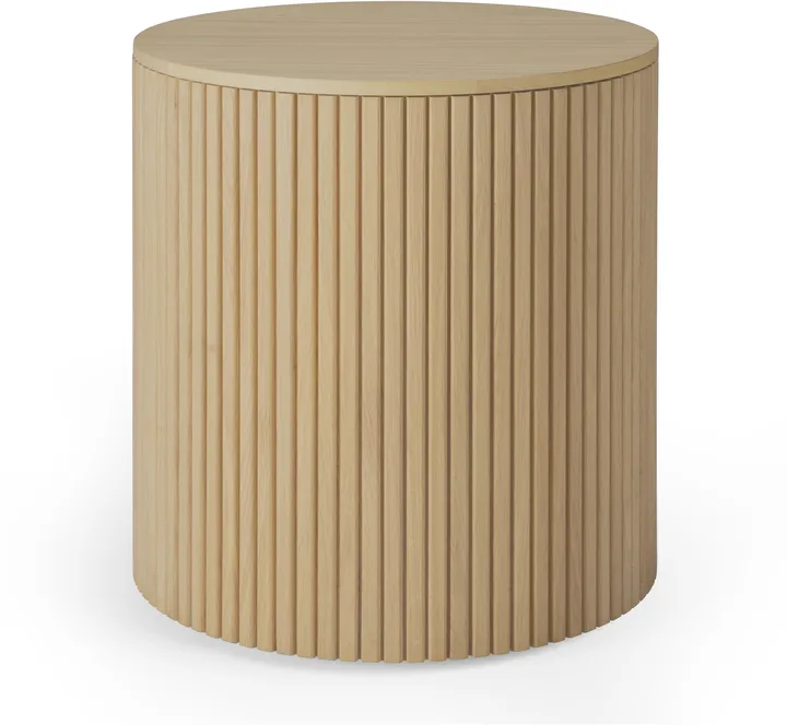 Roller Max side table - Oak, round - Ethnicraft