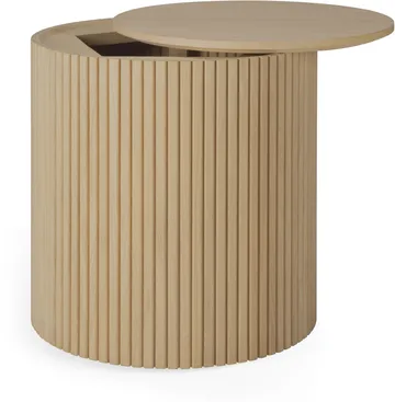 Roller Max side table - Oak, round - Ethnicraft