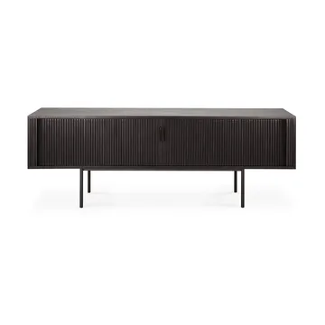 Roller Max TV unit - Lacquered teak-black-2 doors - Ethnicraft