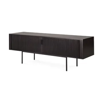 Roller Max TV unit - Lacquered teak-black-2 doors - Ethnicraft