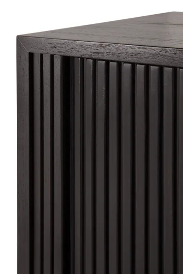 Roller Max TV unit - Lacquered teak-black-2 doors - Ethnicraft
