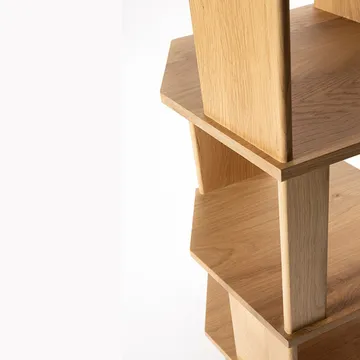 Stairs Column shelf - Oak wax oil 204x45 cm - Ethnicraft