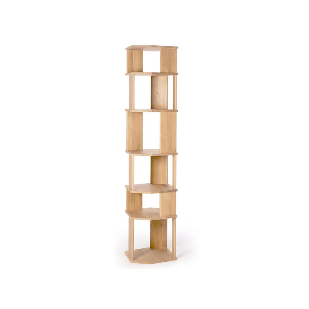 Stairs Column shelf, Oak wax oil 204x45 cm Ethnicraft