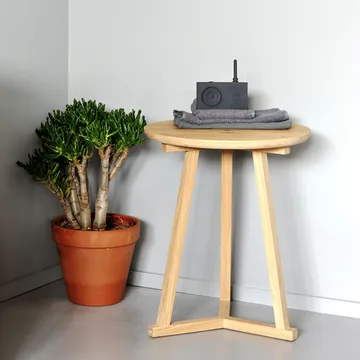 Tripod side table - Oak — Wax oil small 56x46 cm - Ethnicraft